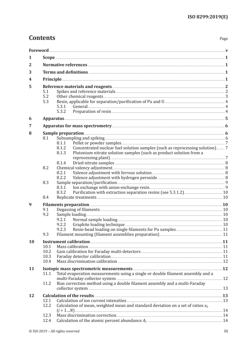 ISO 8299:2019 - Nuclear fuel technology — Determination of the isotopic and elemental uranium and plutonium concentrations of nuclear materials in nitric acid solutions by thermal-ionization mass spectrometry
Released:1/30/2019