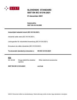 EN IEC 61316:2021 - Page 1 preview