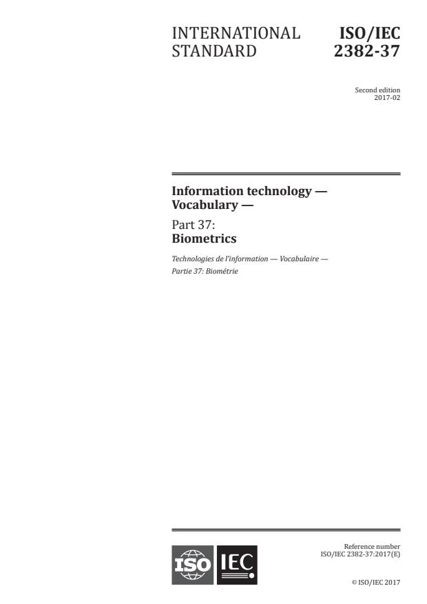 ISO/IEC 2382-37:2017 - Information technology -- Vocabulary