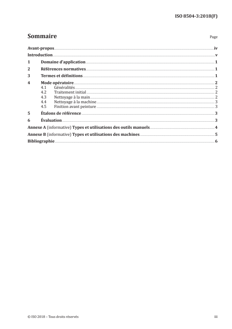 ISO 8504-3:2018 - Préparation des subjectiles d'acier avant application de peintures et de produits assimilés — Méthodes de préparation des subjectiles — Partie 3: Nettoyage à la main et à la machine
Released:31. 10. 2018