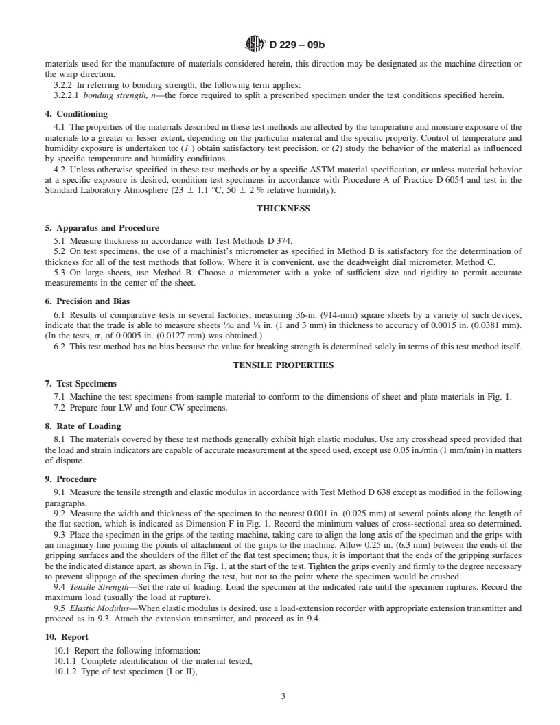 REDLINE ASTM D229-09 - Standard Test Methods for Rigid Sheet and Plate Materials Used for Electrical Insulation