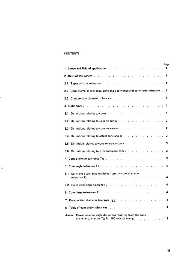 ISO 1947:1973 ISO 1947:1973 - System of cone tolerances for conical workpieces from C = 1:3 to 1:500 and lengths from 6 to 630 mm