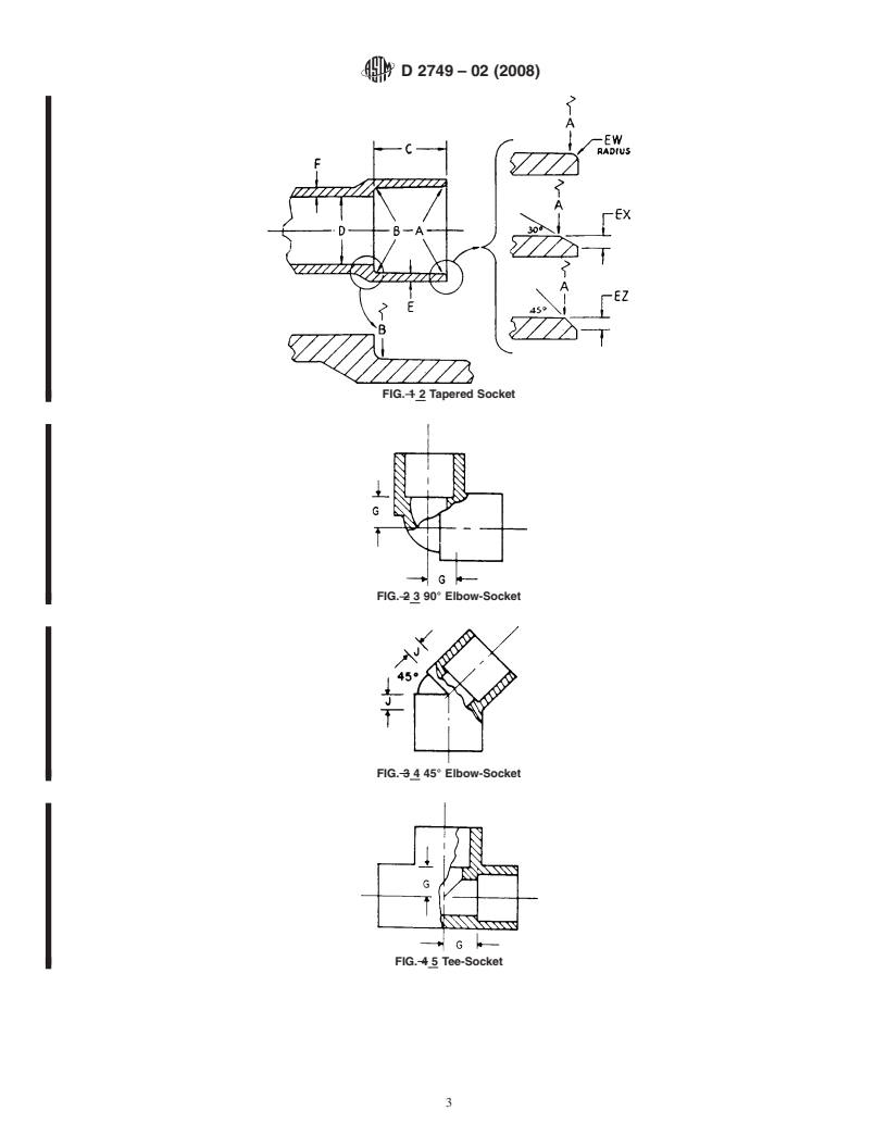 REDLINE ASTM D2749-02(2008) - Standard Symbols for Dimensions of Plastic Pipe Fittings