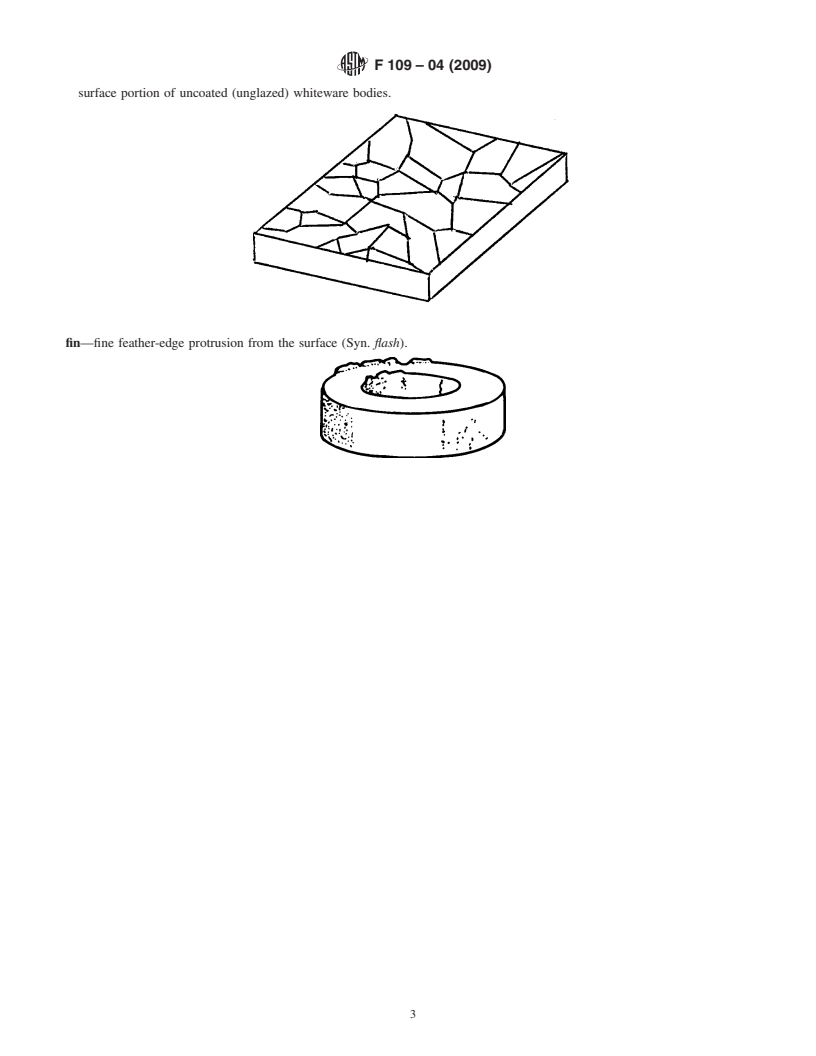 REDLINE ASTM F109-04(2009) - Standard Terminology Relating to Surface Imperfections on Ceramics