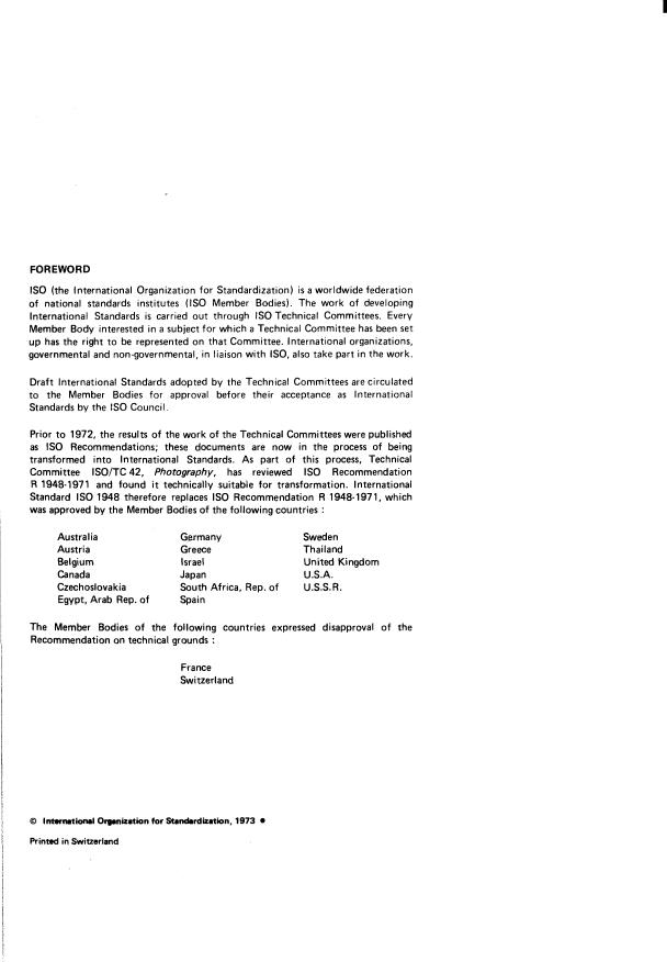 ISO 1948:1973 ISO 1948:1973 - Photography -- Front lens barrels up to 100 mm -- Dimensions important to the connection of auxiliaries - Page 2 preview