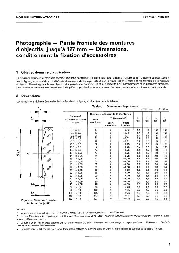 ISO 1948:1987 ISO 1948:1987 - Photographie - Page 3 preview