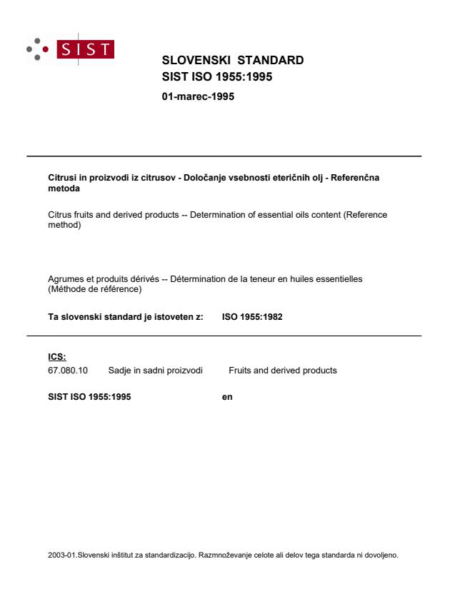 ISO 1955:1995