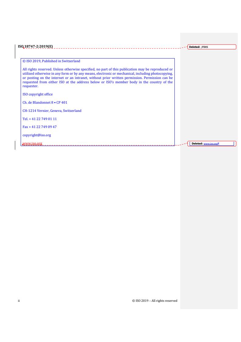 ISO 18747-2:2019 REDLINE ISO 18747-2:2019 - Determination of particle density by sedimentation methods — Part 2: Multi-velocity approach
Released:7/3/2019 - Page 2 preview