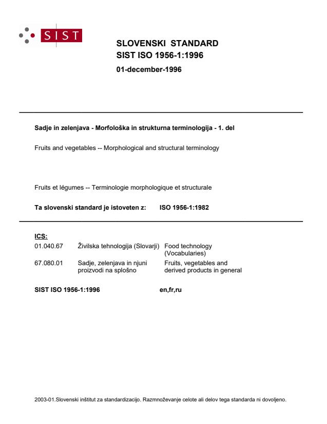 ISO 1956-1:1996