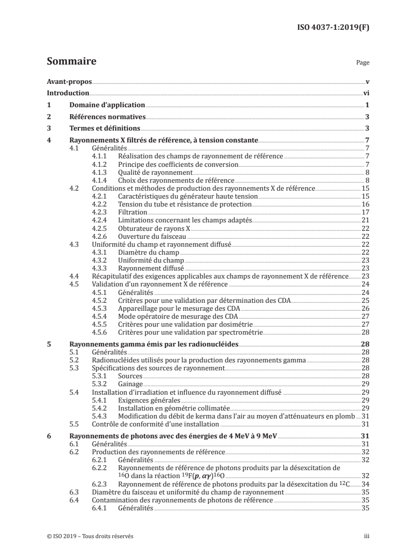 ISO 4037-1:2019 - Radioprotection — Rayonnements X et gamma de référence pour l'étalonnage des dosimètres et des débitmètres, et pour la détermination de leur réponse en fonction de l'énergie des photons — Partie 1: Caractéristiques des rayonnements et méthodes de production
Released:1/18/2019