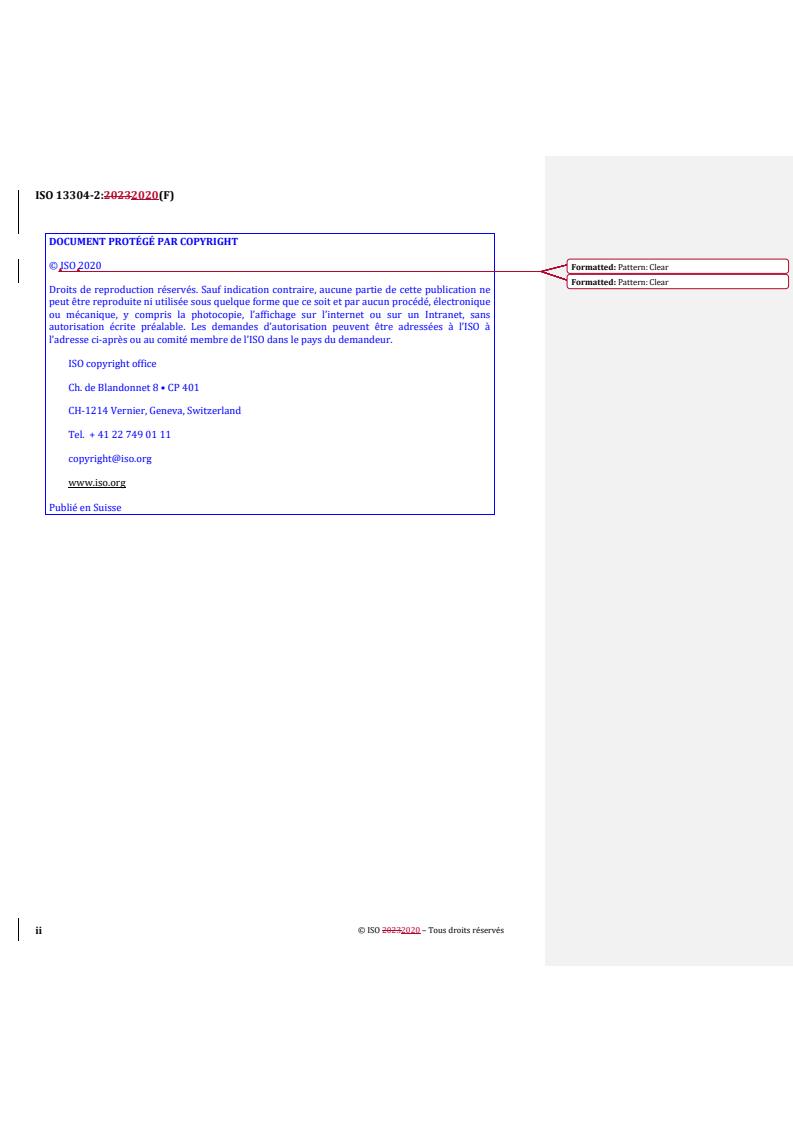 ISO 13304-2:2020 REDLINE ISO 13304-2:2020 - Radioprotection — Critères minimaux pour la spectroscopie par résonance paramagnétique électronique (RPE) pour la dosimétrie rétrospective des rayonnements ionisants — Partie 2: Dosimétrie ex vivo à partir de l’émail dentaire humain
Released:1. 03. 2023 - Page 2 preview