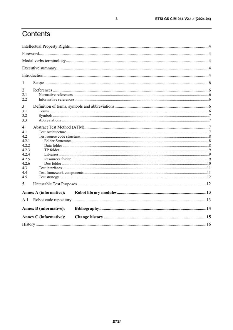 ETSI GS CIM 014 V2.1.1 (2024-04) - Context Information Management (CIM); NGSI-LD Test Suite