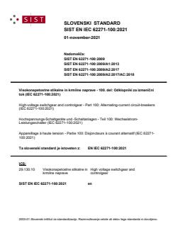 SIST EN IEC 62271-100:2021 SIST EN IEC 62271-100:2021 (EN) - BARVE - Page 1 preview
