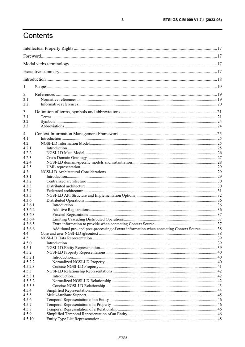 ETSI GS CIM 009 V1.7.1 (2023-06) - Context Information Management (CIM); NGSI-LD API
