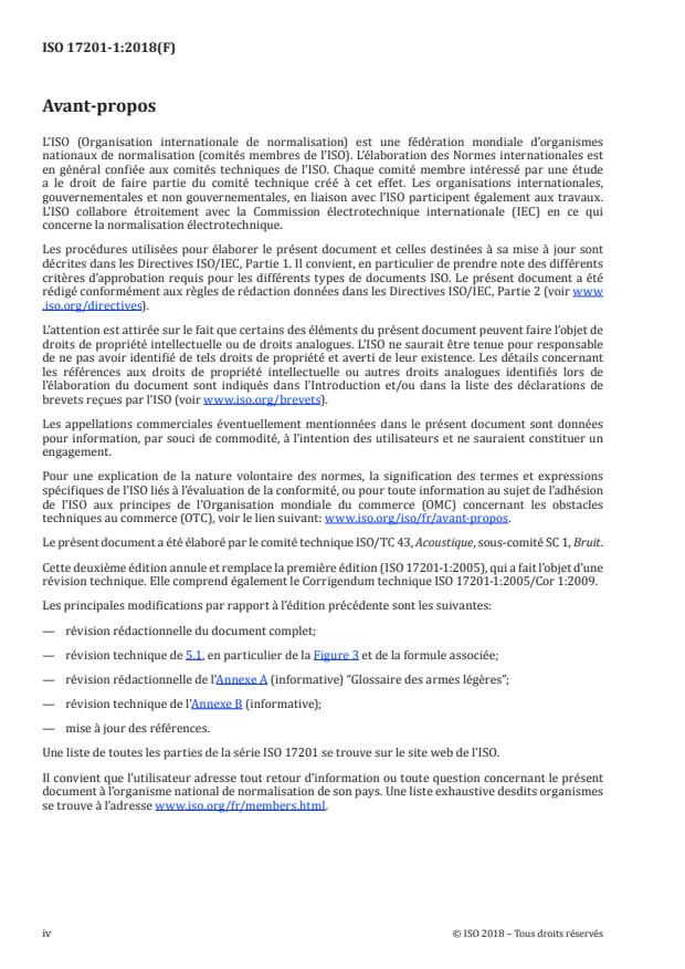 ISO 17201-1:2018 ISO 17201-1:2018 - Acoustique -- Bruit des stands de tir - Page 4 preview