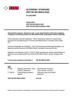 EN ISO 8655-6:2022 EN ISO 8655-6:2022 - Page 1 preview