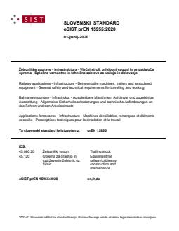 prEN 15955:2020 - Page 1 preview