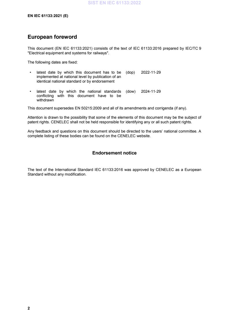 SIST EN IEC 61133:2022 SIST EN IEC 61133:2022 - Page 4 preview