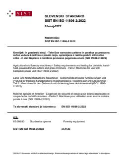 EN ISO 11806-2:2022 - Page 1 preview