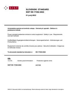 SIST EN 17352:2022 SIST EN 17352:2022 - Page 1 preview