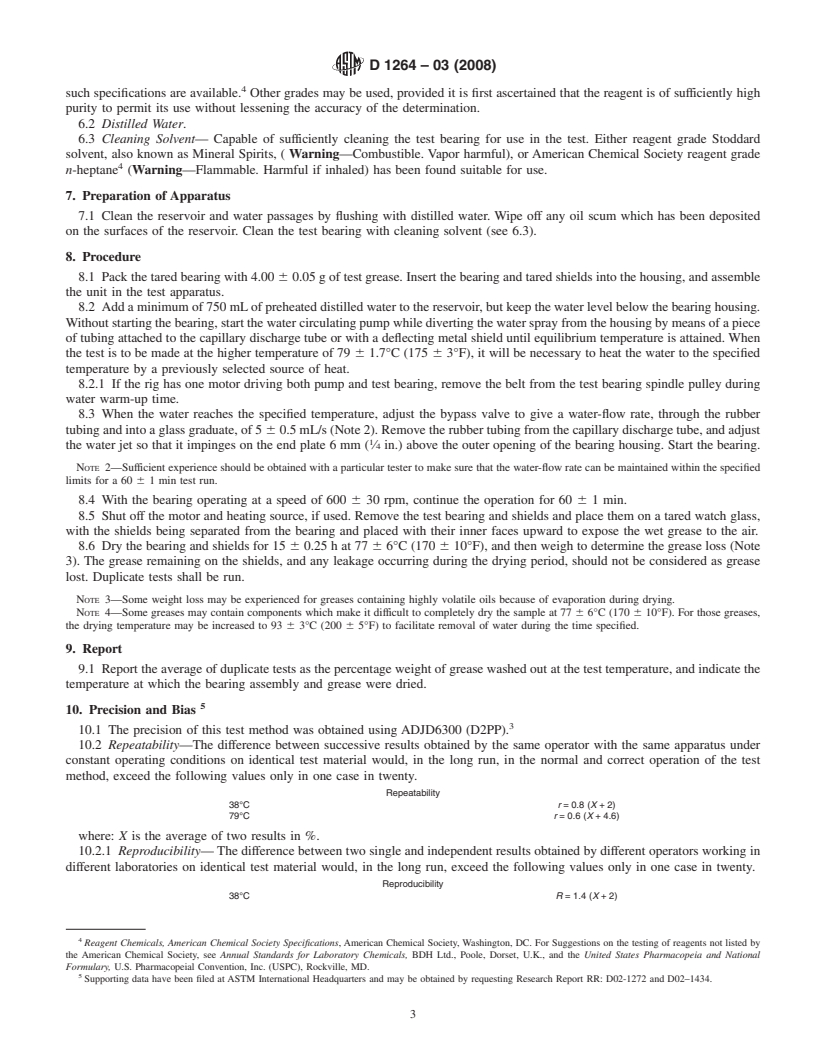 REDLINE ASTM D1264-03(2008) - Standard Test Method for Determining the Water Washout Characteristics of Lubricating Greases