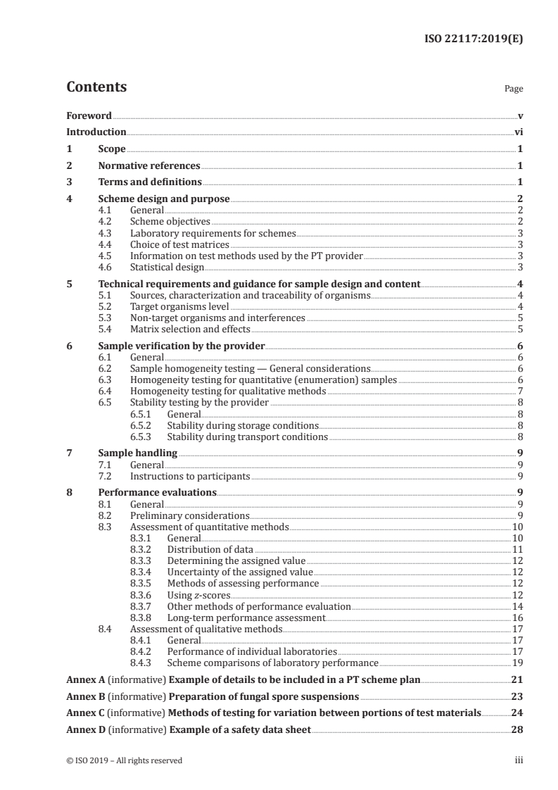 ISO 22117:2019 - Microbiology of the food chain — Specific requirements and guidance for proficiency testing by interlaboratory comparison
Released:2/14/2019