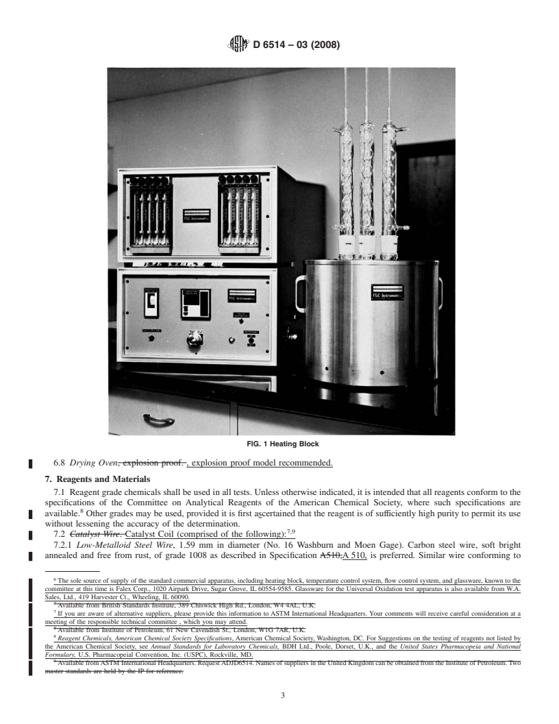 REDLINE ASTM D6514-03(2008) - Standard Test Method for High Temperature Universal Oxidation Test for Turbine Oils