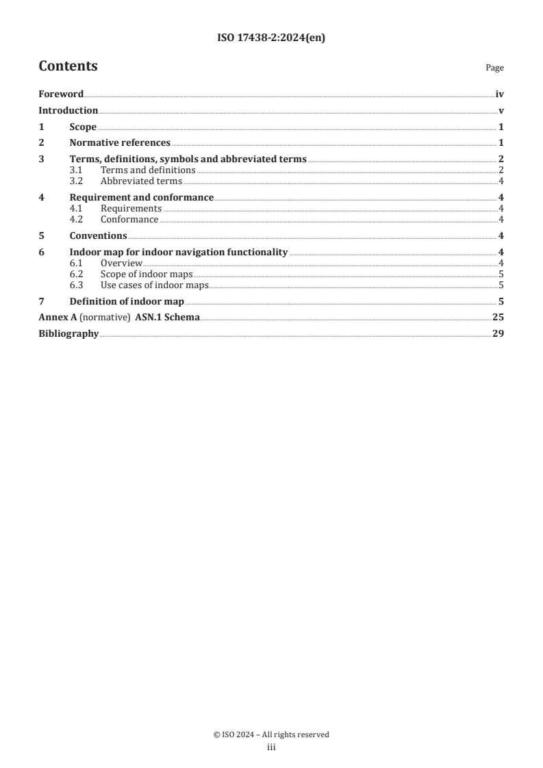 ISO 17438-2:2024 - Intelligent transport systems — Indoor navigation for personal and vehicle ITS stations — Part 2: Requirements and specification for indoor maps
Released:5. 09. 2024