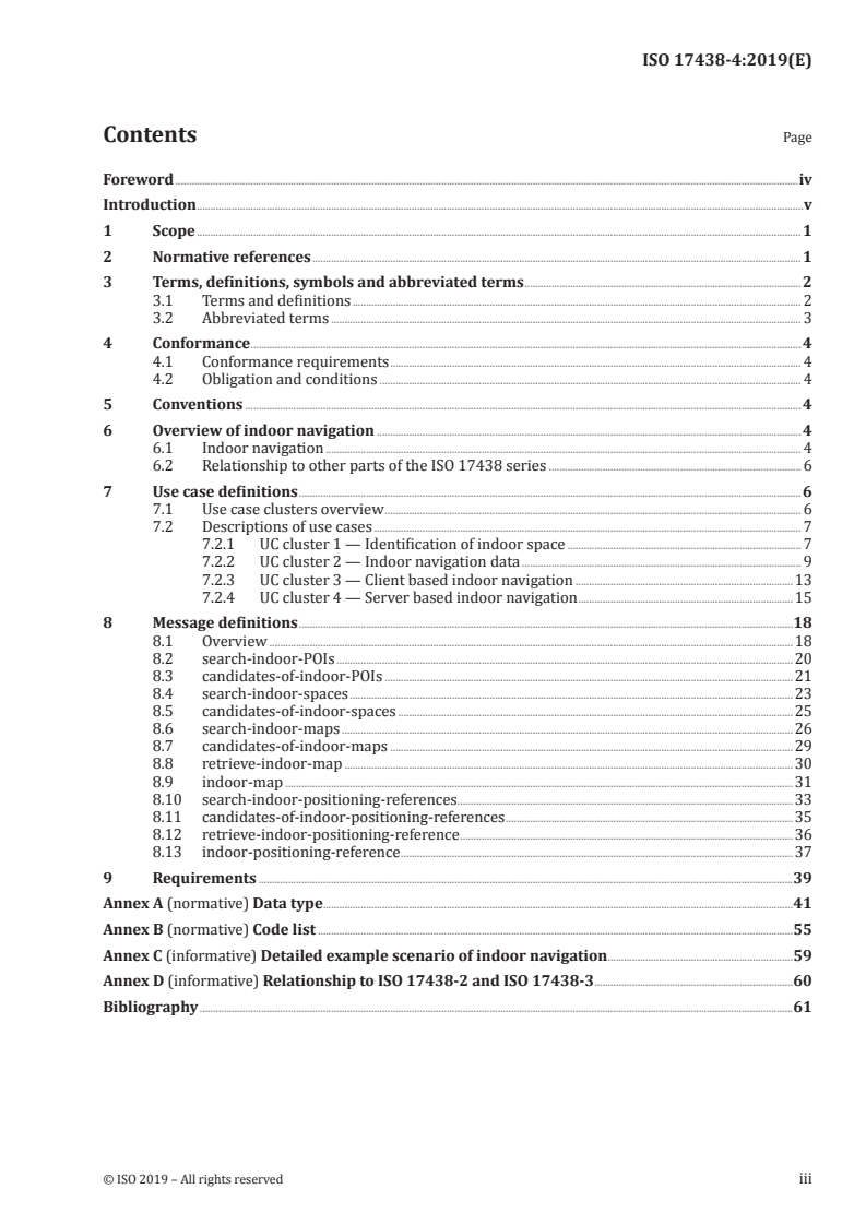 ISO 17438-4:2019 - Intelligent transport systems — Indoor navigation for personal and vehicle ITS station — Part 4: Requirements and specifications for interface between personal/vehicle and central ITS stations
Released:4/12/2019