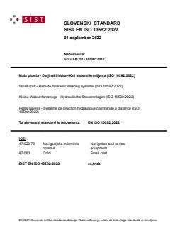 EN ISO 10592:2022 - Page 1 preview