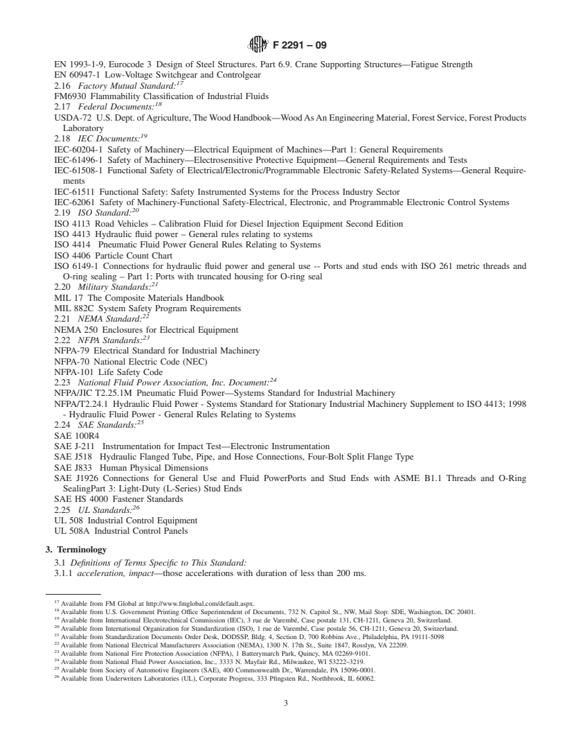 REDLINE ASTM F2291-09 - Standard Practice for Design of Amusement Rides and Devices