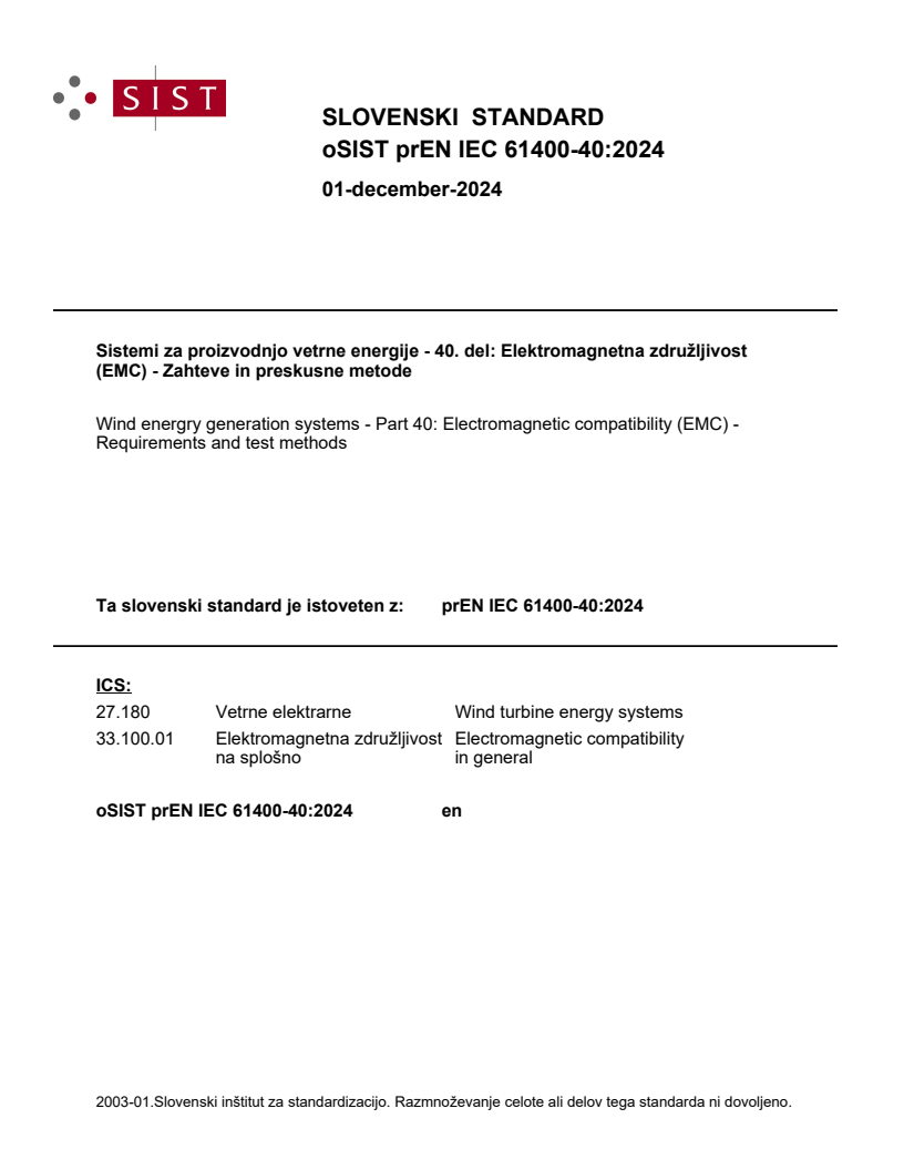 prEN IEC 61400-40:2024