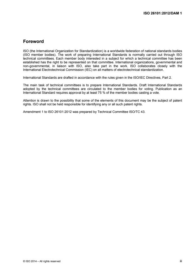 ISO 26101:2012/DAmd 1