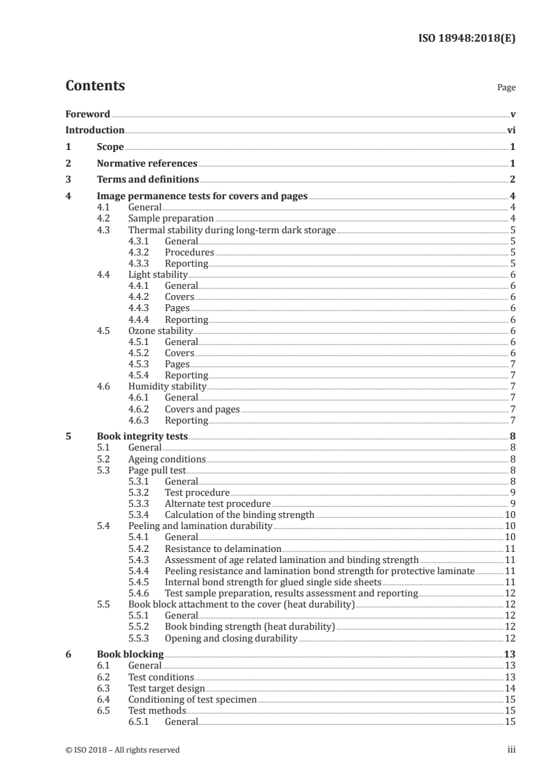 ISO 18948:2018 - Imaging materials — Photo books — Test methods for permanence and durability
Released:11/13/2018