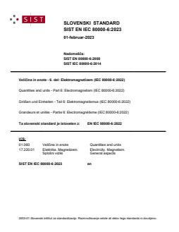 SIST EN IEC 80000-6:2023 SIST EN IEC 80000-6:2023 - Page 1 preview