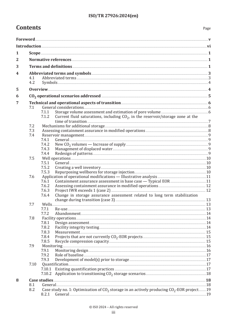 ISO/TR 27926:2024 - Carbon dioxide capture, transportation and geological storage — Carbon dioxide enhanced oil recovery (CO2-EOR) — Transitioning from EOR to storage
Released:12/12/2024