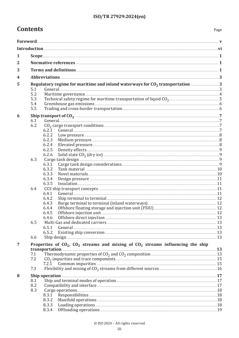 ISO/TR 27929:2024 - Transportation of CO2 by ship
Released:10/28/2024