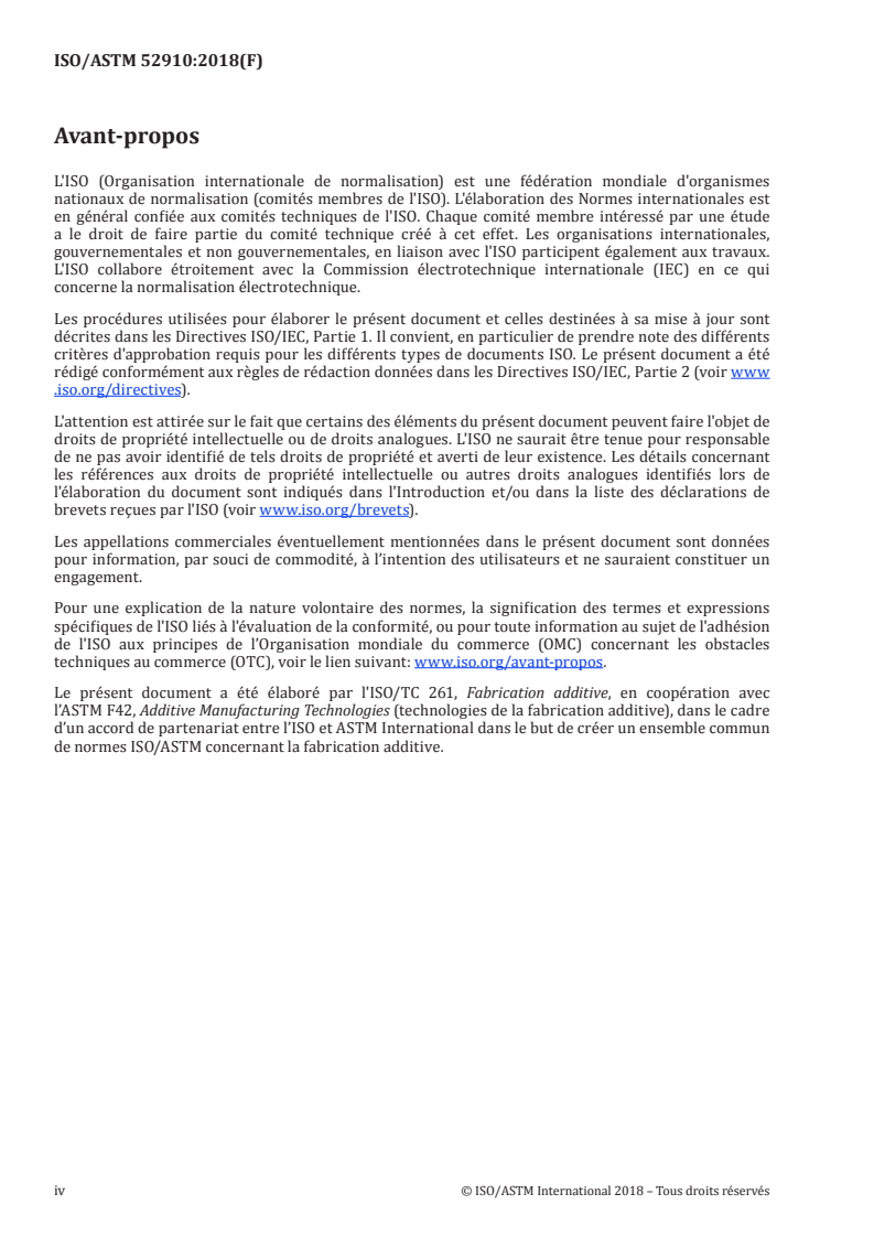 ISO/ASTM 52910:2018 ISO/ASTM 52910:2018 - Fabrication additive — Conception — Exigences, lignes directrices et recommandations
Released:20. 07. 2018 - Page 4 preview