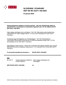 EN IEC 62271-105:2024 - Page 1 preview