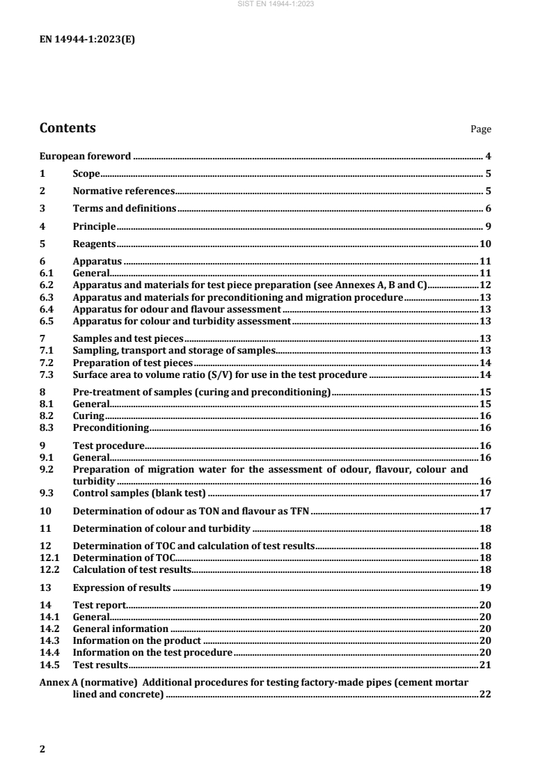 SIST EN 14944-1:2023 SIST EN 14944-1:2023 - BARVE - Page 4 preview