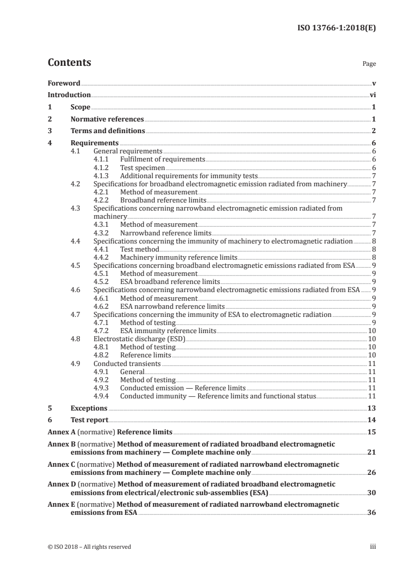 ISO 13766-1:2018 - Earth-moving and building construction machinery — Electromagnetic compatibility (EMC) of machines with internal electrical power supply — Part 1: General EMC requirements under typical electromagnetic environmental conditions
Released:4/9/2018