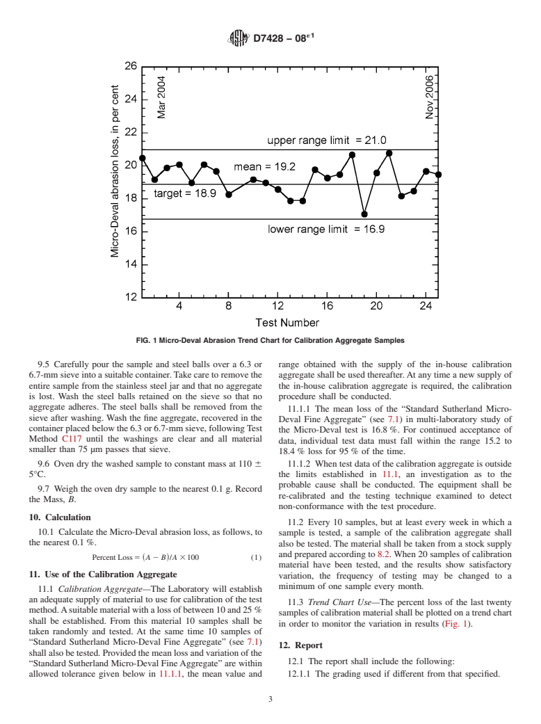 ASTM D7428-08e1 - Standard Test Method for Resistance of Fine Aggregate to Degradation by Abrasion in the Micro-Deval Apparatus