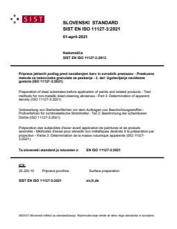 EN ISO 11127-3:2021 - Page 1 preview