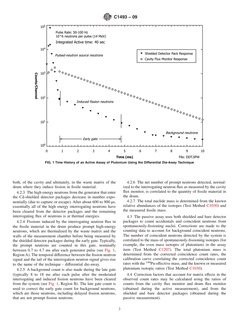 ASTM C1493-09 - Standard Test Method for Non-Destructive Assay of Nuclear Material in Waste by Passive and Active Neutron Counting Using a Differential Die-Away System (Withdrawn 2018)