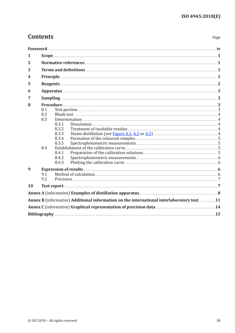 ISO 4945:2018 ISO 4945:2018 - Steel — Determination of nitrogen — Spectrophotometric method
Released:10/16/2018 - Page 3 preview