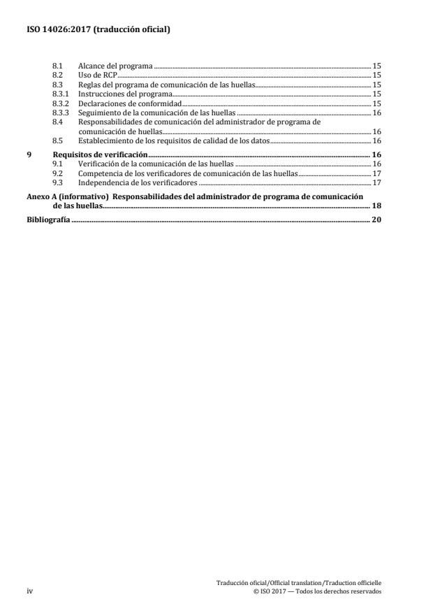 ISO 14026:2017 ISO 14026:2017 - Environmental labels and declarations -- Principles, requirements and guidelines for communication of footprint information - Page 4 preview