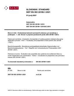 EN ISO 28199-1:2021 - BARVE - Page 1 preview