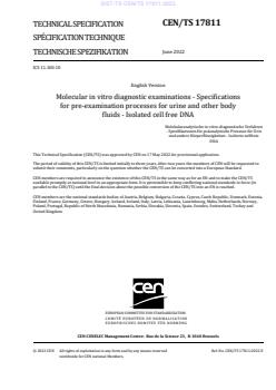 SIST-TS CEN/TS 17811:2022 - Page 3 preview