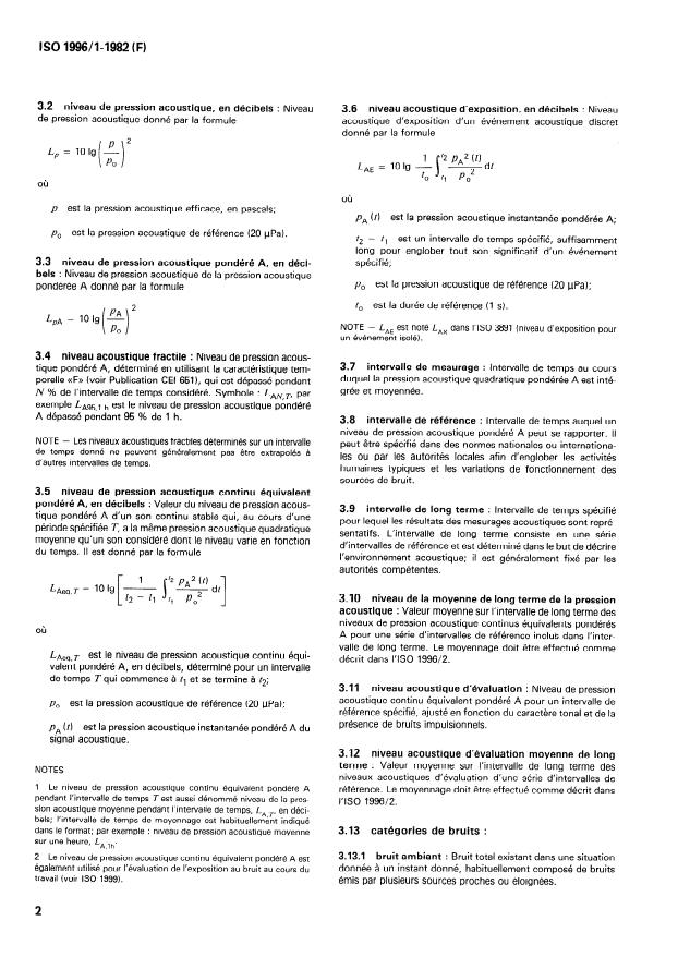 ISO 1996-1:1982 ISO 1996-1:1982 - Acoustique -- Caractérisation et mesurage du bruit de l'environnement - Page 4 preview