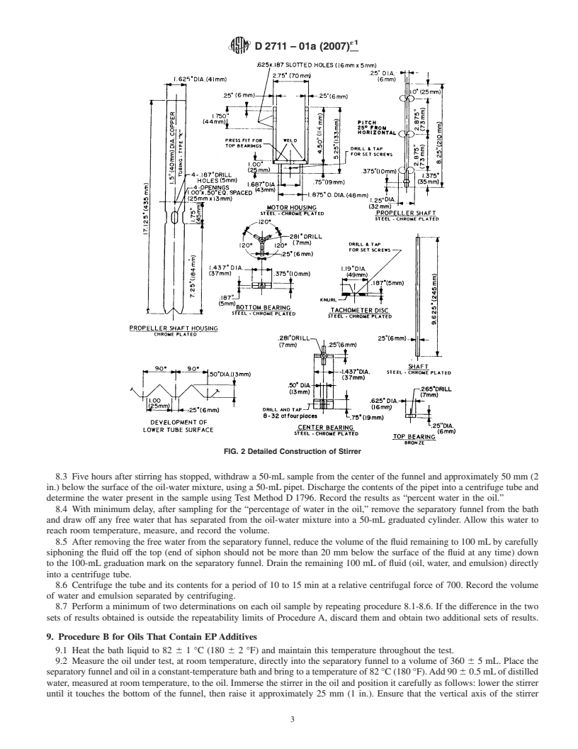 REDLINE ASTM D2711-01a(2007)e1 - Standard Test Method for Demulsibility Characteristics of Lubricating Oils